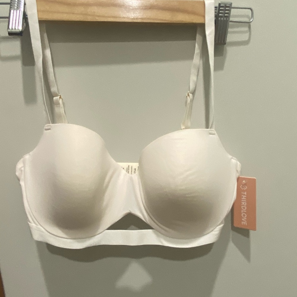NWT 24/7 prima cotton tshirt bra 34D